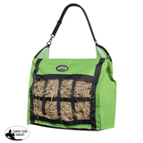 New! Showman ® Slow feed hay tote. Durable heavy duty nylon hay tote is easy to fill and carry. - Country Scene Saddlery and Pet Supplies