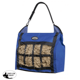 New! Showman ® Slow feed hay tote. Durable heavy duty nylon hay tote is easy to fill and carry. - Country Scene Saddlery and Pet Supplies