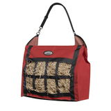 New! Showman ® Slow feed hay tote. Durable heavy duty nylon hay tote is easy to fill and carry. - Country Scene Saddlery and Pet Supplies