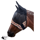 Showman ® Southwest Print accent fly mask with ears. - Country Scene Saddlery and Pet Supplies