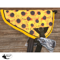 Showman ® Sunflower Design Bareback Saddle Pad