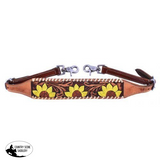 New! Showman ® Sunflower Design Wither Strap.