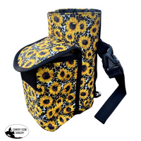 Showman ® Sunflower Insulated Nylon Bottle Carrier With Pocket. Horse Tack