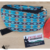New! Showman ® Teal Southwest Design Print Insulated Nylon. Cruiser-Choc-Chip-Suede-Spotted-Hair