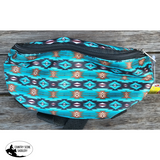 Showman ® Teal Southwest Design Print Insulated Nylon. - Country Scene Saddlery and Pet Supplies