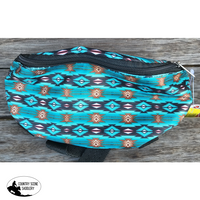 Showman ® Teal Southwest Design Print Insulated Nylon. Cruiser-Choc-Chip-Suede-Spotted-Hair
