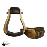 New! Showman ® These polished Ashwood wooden stirrups - Country Scene Saddlery and Pet Supplies