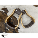 New! Showman ® These polished Ashwood wooden stirrups - Country Scene Saddlery and Pet Supplies