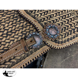 Showman ® Tooled leather saddle bag. - Country Scene Saddlery and Pet Supplies