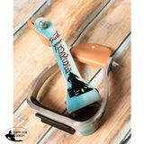 Showman ® "Trust Your Horse" barrel racer print stirrup. - Country Scene Saddlery and Pet Supplies