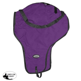 Showman ® Western Saddle Carry Case With Strap. Purple Saddle Carriers