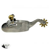Showman ® Western Stainless Steel Mens size spurs. - Country Scene Saddlery and Pet Supplies