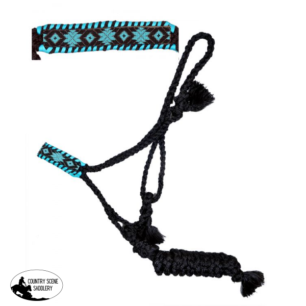 Showman® Woven black nylon mule tape halter (Copy) Horse Halters