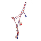 Showman® Woven Nylon mule tape halter. - Country Scene Saddlery and Pet Supplies