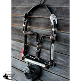 *Showman ® Yearling Size double stitched leather show halter. - Country Scene Saddlery and Pet Supplies