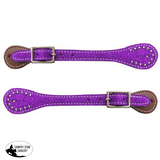 Showman ® Youth glitter leather spur straps. - Country Scene Saddlery and Pet Supplies
