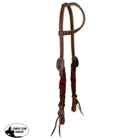 Showman Redend Point Corded One Ear Headstall And Breastcollar Set Tack Sets