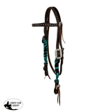 Showman Sangria Corded Mohair Browband Headstall And Breastcollar Set Tack Sets