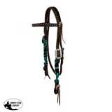 Showman Sangria Corded Mohair Browband Headstall And Breastcollar Set Tack Sets