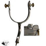 Showman™ Stainless Steel Show Spur With Engraved Silver Overlay. - Country Scene Saddlery and Pet Supplies