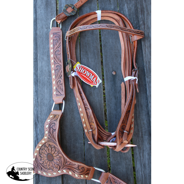 Showman Summerfield Browband Headstall And Breastcollar Set