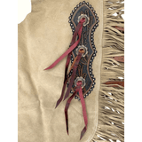 Showman Wildflower Brown Chinks - Country Scene Saddlery and Pet Supplies