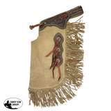 Showman Wildflower Brown Chinks - Country Scene Saddlery and Pet Supplies
