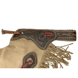 Showman Wildflower Brown Chinks - Country Scene Saddlery and Pet Supplies