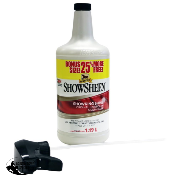 New! Showsheen W/ Sprayer 1.19L Posted.*