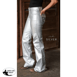 New! SILVER METALLIC SIGNATURE TROUSER DENIM - Country Scene Saddlery and Pet Supplies