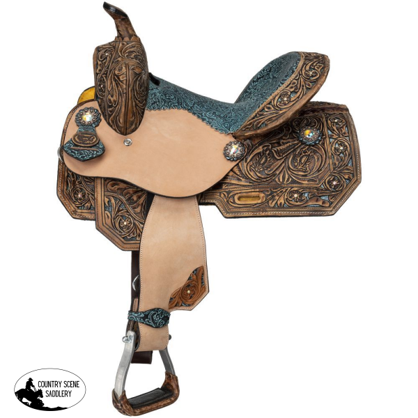 Silver Royal Youth Skylar Barrel Saddle Western Saddle