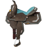 SILVER ROYAL YOUTH SONORA BARREL SADDLE - Country Scene Saddlery and Pet Supplies