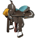 SILVER ROYAL YOUTH SONORA BARREL SADDLE - Country Scene Saddlery and Pet Supplies