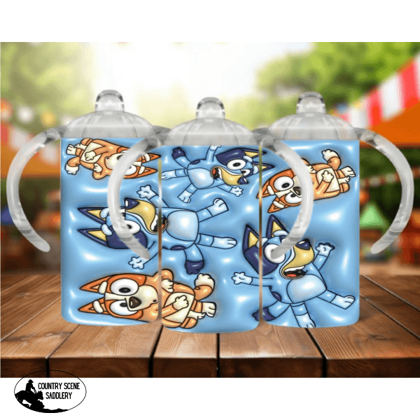 Sippy Cup - (Any Design) Blue Dog