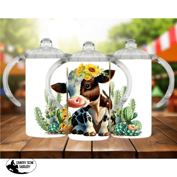 Sippy Cup - (Any Design) Or Cactus Cow