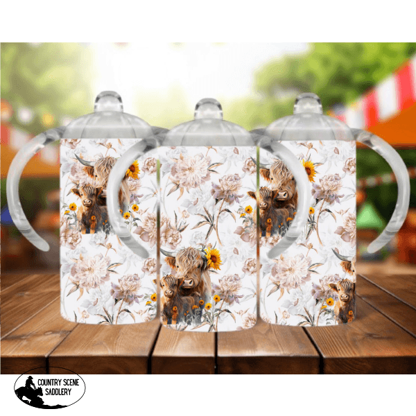 Sippy Cup - (Any Design) Or -Floral Mum & Calf