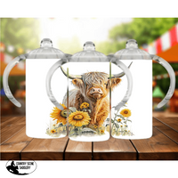 Sippy Cup - (Any Design) Or Sunflower Highland