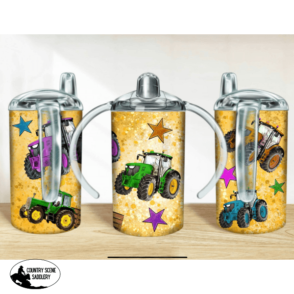 Sippy Cup - (Any Design) Or Tractors & Stars