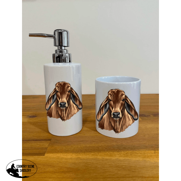 Soap Dispenser & Toothbrush Holder - Brahman Bathroom