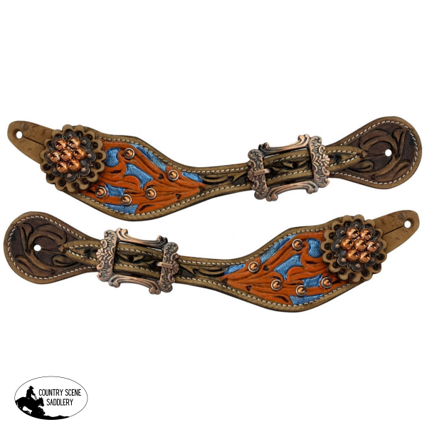 New! Spur Strap With Copper Hardware. Spur Straps