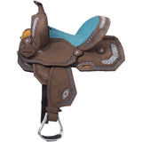 SILVER ROYAL YOUTH SONORA BARREL SADDLE - Country Scene Saddlery and Pet Supplies