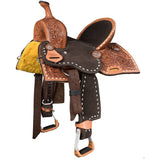 New! Silver Royal Youth Short Go Barrel Saddle - Country Scene Saddlery and Pet Supplies