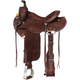 New! Silver Royal Carson Cowboy Saddle - Ranch Saddle