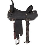 Chocolate Brown Barrel Saddle