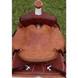 SRS Youth 12" Cowboy/ Cowgirl Saddle- Rope Border Tooling - Country Scene Saddlery and Pet Supplies