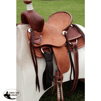 New! Srs Youth 12 Cowboy/ Cowgirl Saddle- Rope Border Tooling Posted.*