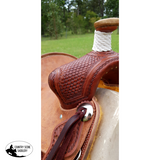 SRS Youth 12" Cowboy/ Cowgirl Saddle- Rope Border Tooling - Country Scene Saddlery and Pet Supplies