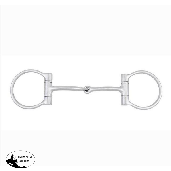 New! Ss Brushed Dee Ring Snaffle