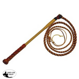 Stockmaster Redhide Stockwhip 4 Plait 5 Real