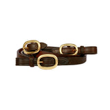 New! Syd Hill Stock Reins- Havana - Country Scene Saddlery and Pet Supplies